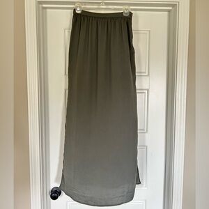 Forever 21 Olive Maxi Skirt